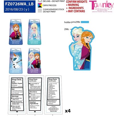 Label (Frozen 4 Pack Label)